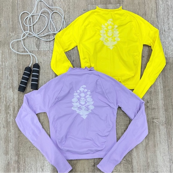 2 Free People Good Karma High Neck Long Sleeve tops. - Picture 5 of 9